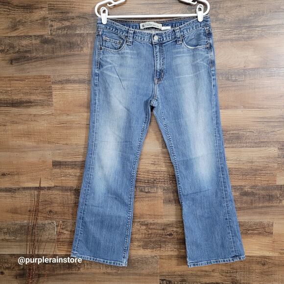 GAP Jeans Size 12 Low Bootcut Ankle Cheville Medium Light Wash Western Y2K - Picture 1 of 10